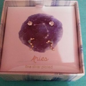 💍Astrology earrings ( Aries ) new
